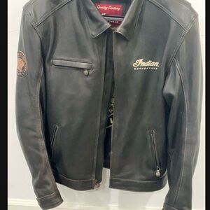 Brown Leather Motorcycle Jacket